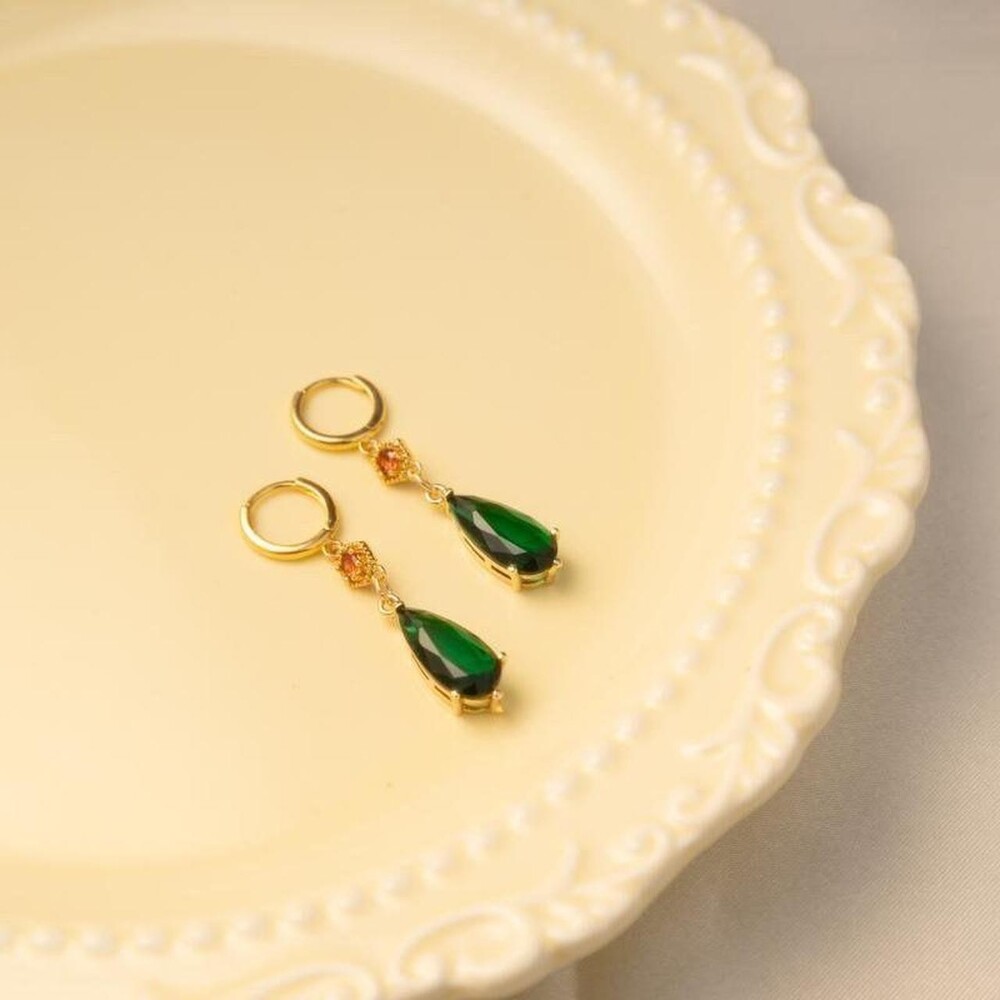 S 925 Howls Earringscrystal Teardrop Earrings Eb 53